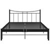 vidaXL Bedframe metaal zwart 140x200 cm