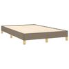 vidaXL Boxspring met matras en LED stof taupe 120x190 cm