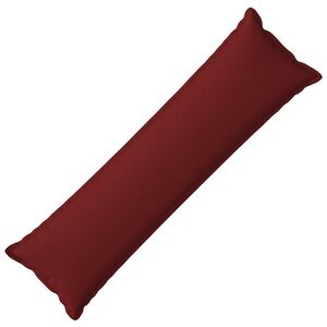 vidaXL Kussensloop HOUTEN Wijnrood 40 x 145 cm Faux Linnen