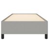vidaXL Bedframe zonder matras 90x200 cm stof lichtgrijs