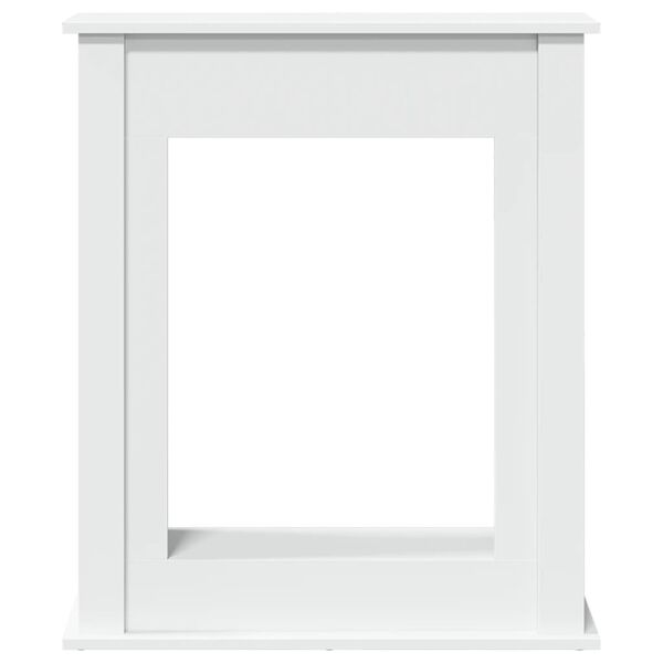 vidaXL Haardombouw 75x20x87,5 cm bewerkt hout wit