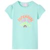 Kindershirt 92 lichtzeeblauw