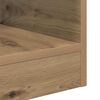 vidaXL Bijzettafel 2 pcs Artisan Eiken 30,5 x 30 x 45 cm Bewerkt hout
