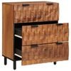vidaXL Dressoir Acacia Bruine Afwerking 60 x 33 x 75 cm