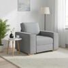 vidaXL Sofa Stoel Lichtgrijs 100x78x84 cm Stof