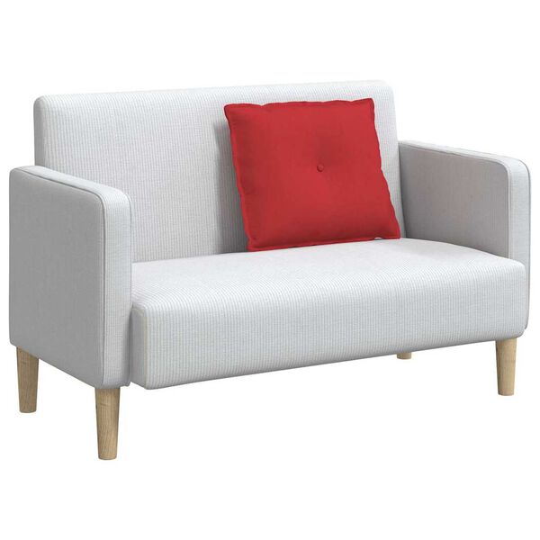 vidaXL Rugkussen Rood 60 x 19 x 50 cm Stof