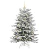 vidaXL Kunstmatige Inklapbare Kerstboom Wit 150 cm PE en PVC