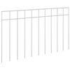 vidaXL Tuin schuttingpaneel 24 st 50 x 30 cm Gegalvaniseerd staal