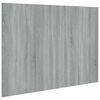 vidaXL Hoofdbord 120x1,5x80 cm bewerkt hout grijs sonoma eikenkleurig