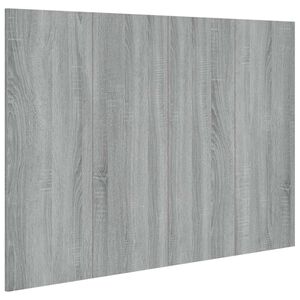 vidaXL Hoofdbord 120x1,5x80 cm bewerkt hout grijs sonoma eikenkleurig