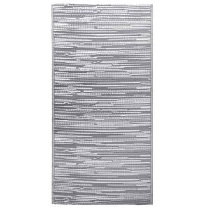 vidaXL Buitenkleed ARAKIL 160x230 cm PP grijs