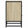 vidaXL Nachtkastjes 2 st 40x31x50 cm bewerkt hout sonoma eikenkleurig