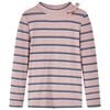 vidaXL Kindershirt met lange mouwen 128 lichtroze