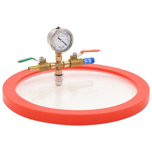 vidaXL Vacuümkamer 18,9 L roestvrij staal