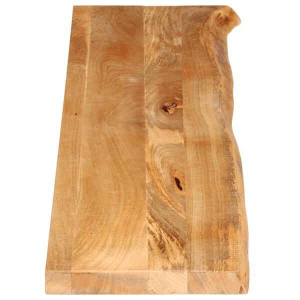 vidaXL Tafelblad met natuurlijke rand 180x30x2,5 cm massief mangohout