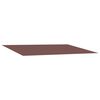 vidaXL Vervangingsdoek voor zonnescherm Bruin 300 x 250 cm Polyester