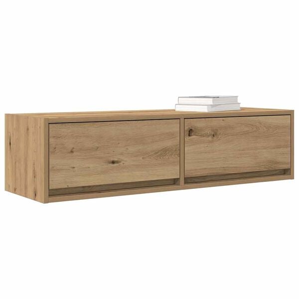 vidaXL TV-kast artisanaal eikenkleurig 100 x 31 x 25,5 cm Bewerkt hout