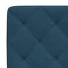 vidaXL Bed met matras fluweel blauw 90x190 cm