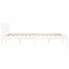 vidaXL Bedframe massief grenenhout wit 120x200 cm