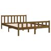 vidaXL Bedframe massief hout honingbruin 120x200 cm