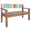 vidaXL Bankje 115 cm massief gerecycled hout