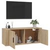 vidaXL Tv-wandmeubel 100x34,5x40 cm sonoma eikenkleurig