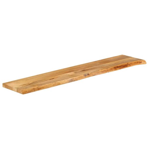 vidaXL Tafelblad met natuurlijke rand 160x20x3,8 cm massief mangohout