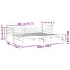 vidaXL Slaapbank met onderschuifbed 90x190 cm massief grenenhout wit