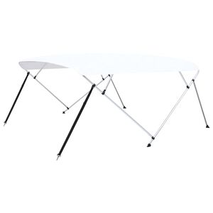 vidaXL Biminitop 4-boogs 243x(230-244)x137 cm wit