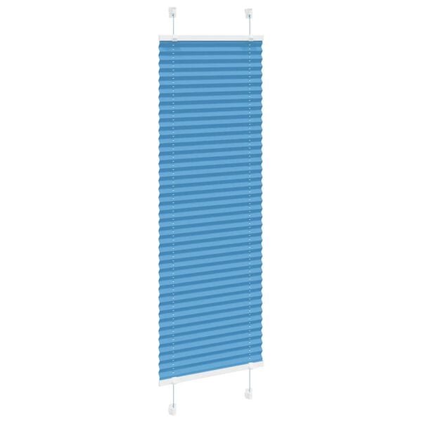 vidaXL Pliss&eacute; rolgordijn 40x100 cm stofbreedte 39,4 cm polyester blauw