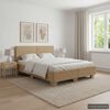 vidaXL Bedframe handgeweven echt rattan 160x200 cm