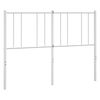 vidaXL Vervangend hoofdbord metaal wit 120 cm