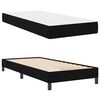 vidaXL Boxspringbed met matras Zwart 80 x 200 cm Stof