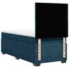 vidaXL Boxspring met matras fluweel blauw 90x190 cm