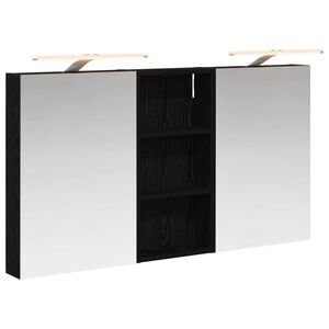 vidaXL Badkamerkastenset 3 pcs 110 x 10,5 x 60,5 cm Bewerkt hout