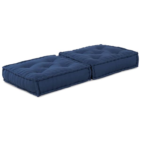 vidaXL Modulair Sofabet Indigo 70 x 70 x 36 cm Stof