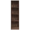 vidaXL Boekenkast 40x24x143 cm bewerkt hout bruin eikenkleurig
