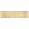 vidaXL Vloerkleed rechthoekig 70x300 cm bamboe lichtnaturel