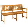 vidaXL Tuinbank 4 -zits 150 x 56 x 90 cm Massief Acaciahout Naturel