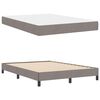 vidaXL Boxspringbed met matras Taupe 140 x 190 cm Stof