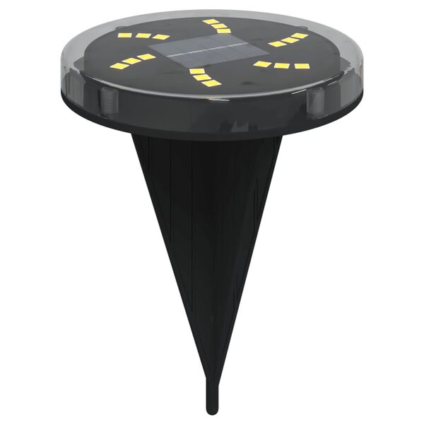 vidaXL Grondlampen 12 st solar met grondpennen warmwit