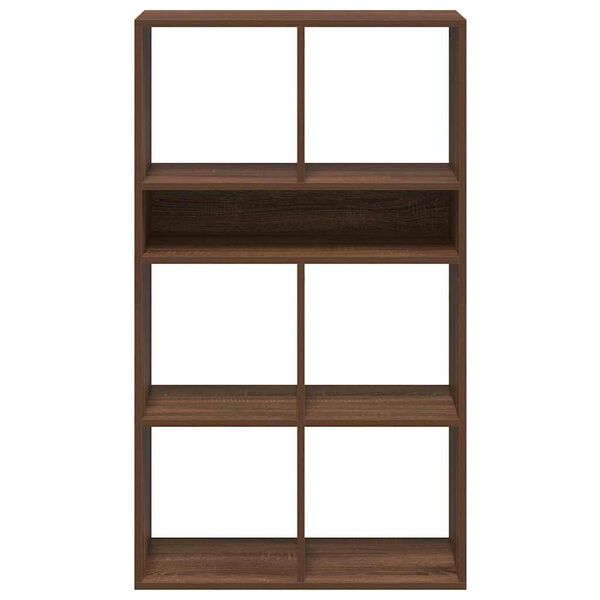 vidaXL Boekenkast 66x31x112 cm bewerkt hout bruin eikenkleur