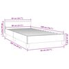 vidaXL Bedframe met hoofdeinde zonder matras 80x200 cm wit