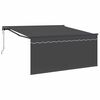 vidaXL Elektrisch zonnescherm 3 x 2,5 m Antraciet 100% Polyester
