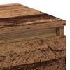 vidaXL Nachtkastje met lade Oudhout 45 x 35 x 44 cm Bewerkt hout