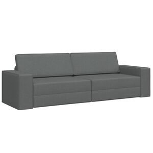 vidaXL Slaapbank Donkergrijs 245 x 78 x 77 cm Stof
