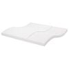 vidaXL Schuimmatras 7 zones hardheid 20 ILD 200x200 cm wit