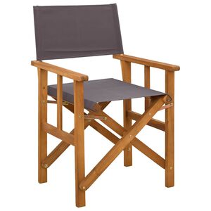 vidaXL Regisseursstoelen 2 st massief acaciahout