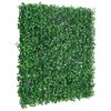 vidaXL Hek met kunstheester&nbsp;24 st 50x50 cm groen