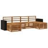 vidaXL Sofa-Sets 6 pcs Naturel Massief Acaciahout